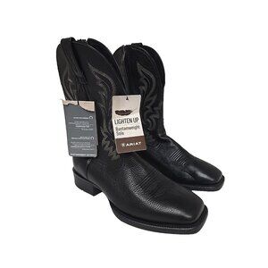 Ariat Men's 10046852 Slim Zip Ultra Western Boot Black Size 9EE